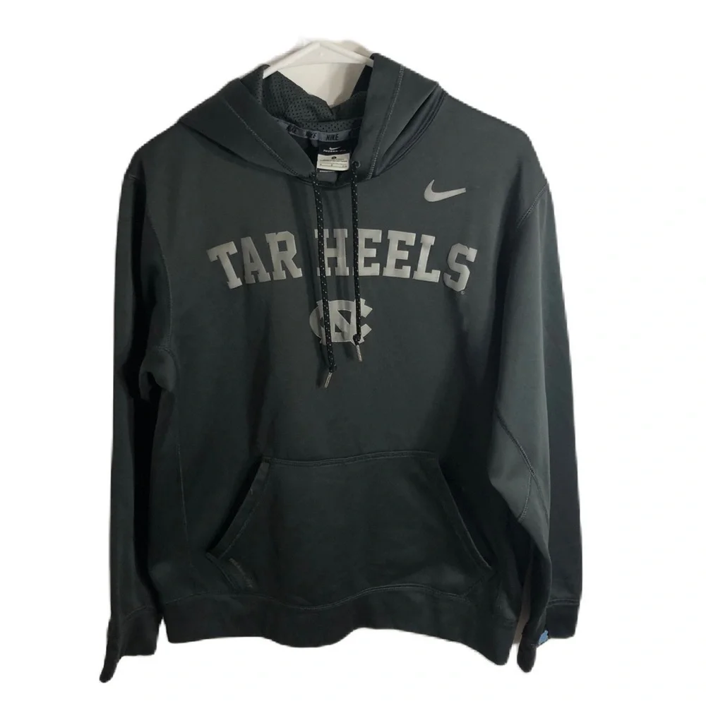 Nike Tar Heels Hooded Sweatshirt Small Men’s Gray North Carolina